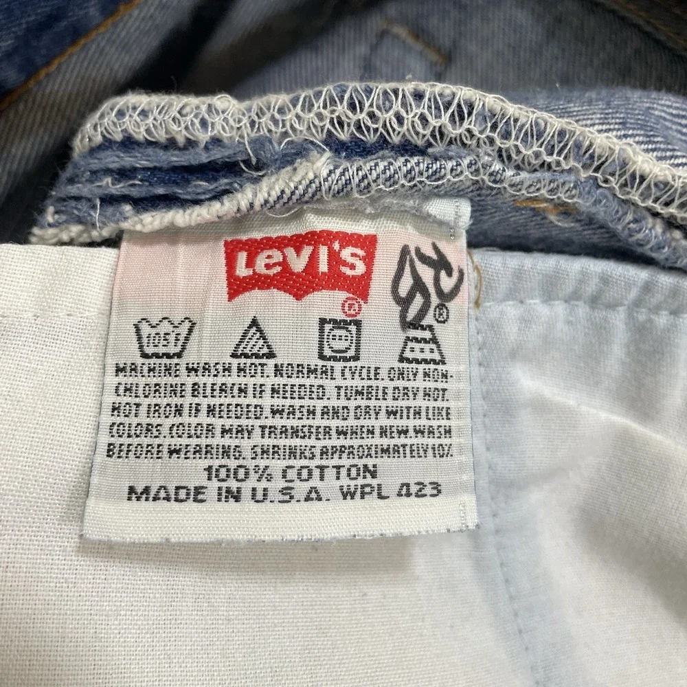 Vtg Levis 501xx Jeans Men 32x34 (fit 31x30.5) 501-0000 Made in USA 90s Excellent